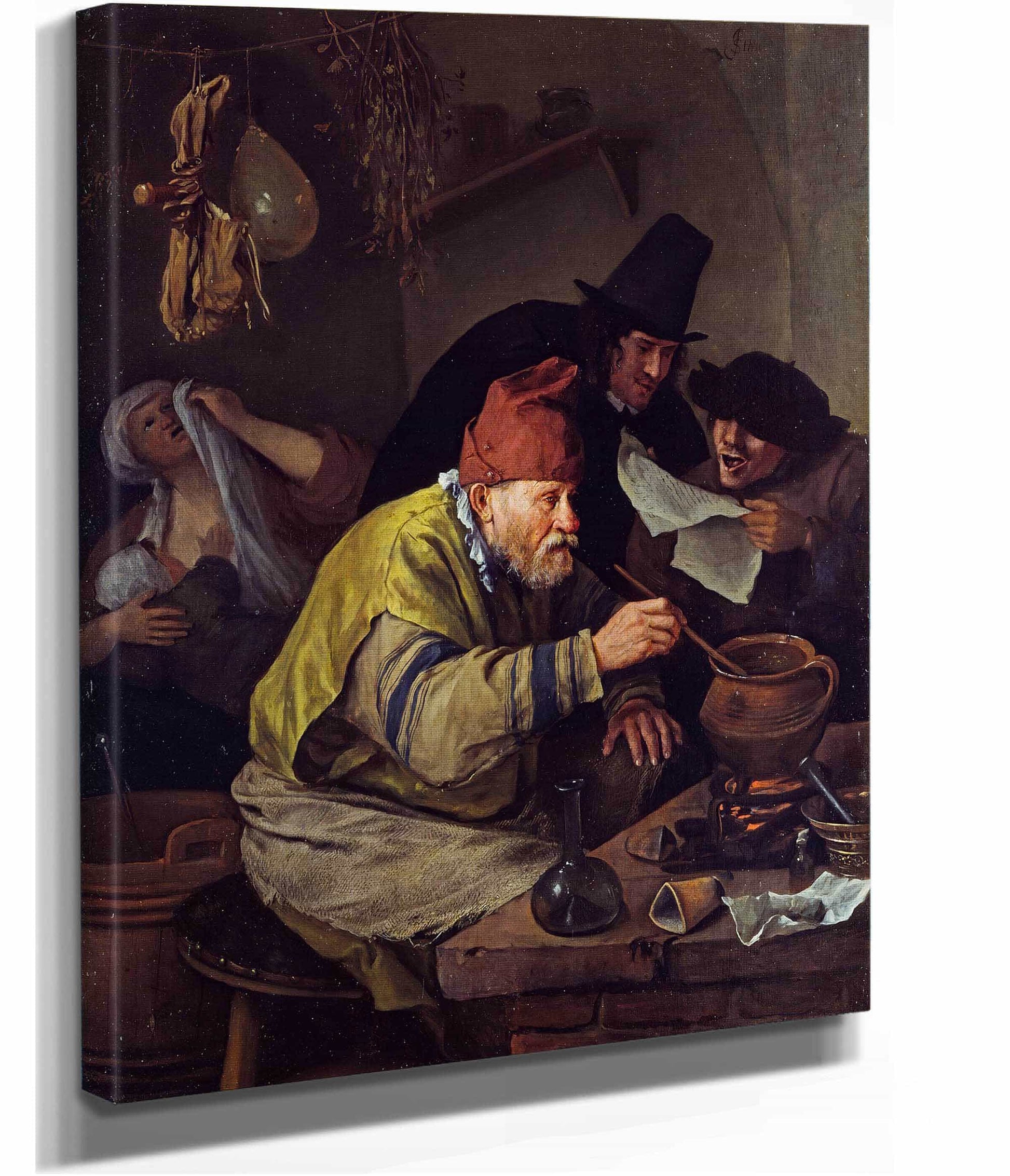 The Village Alchemist Early S by Jan Steen