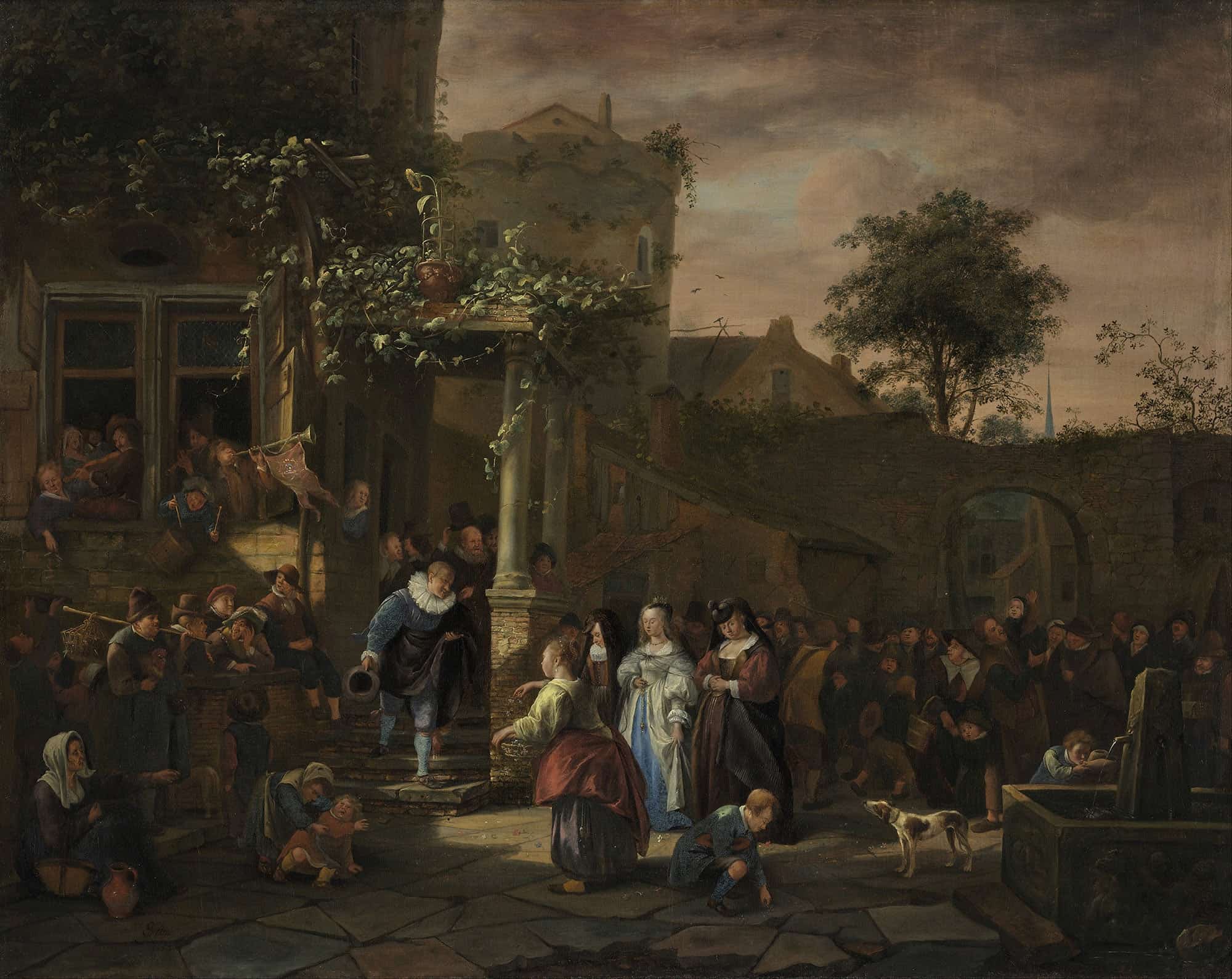The Village Wedding by Jan Steen