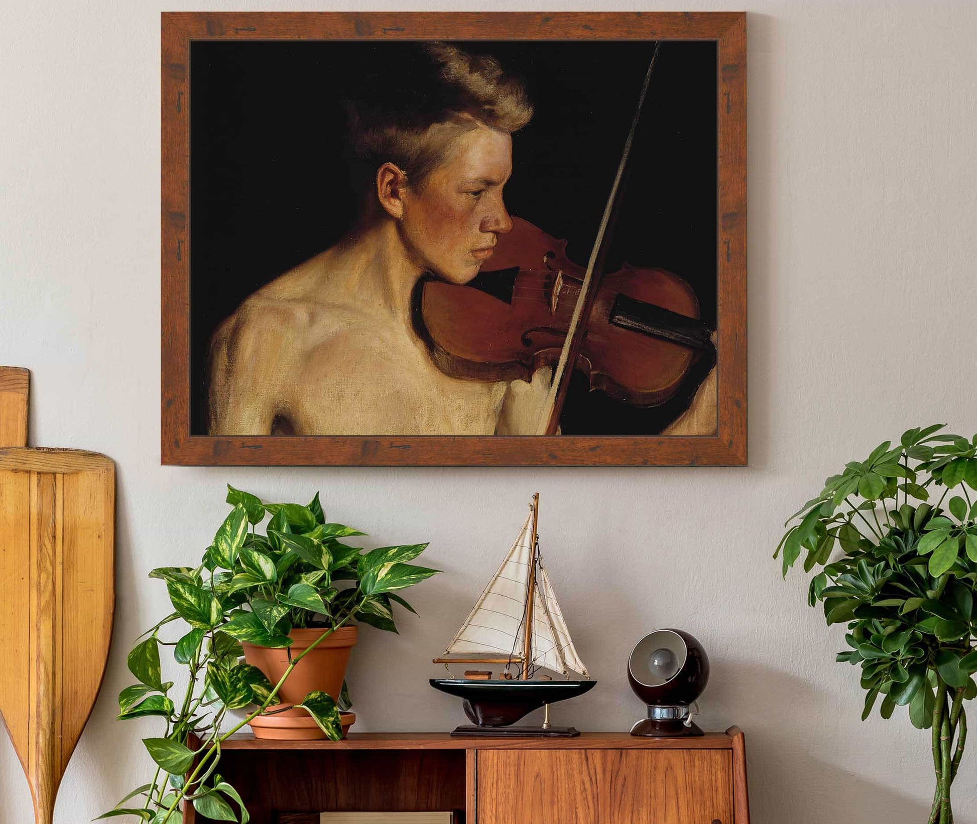 The Violinist by Pekka Halonen
