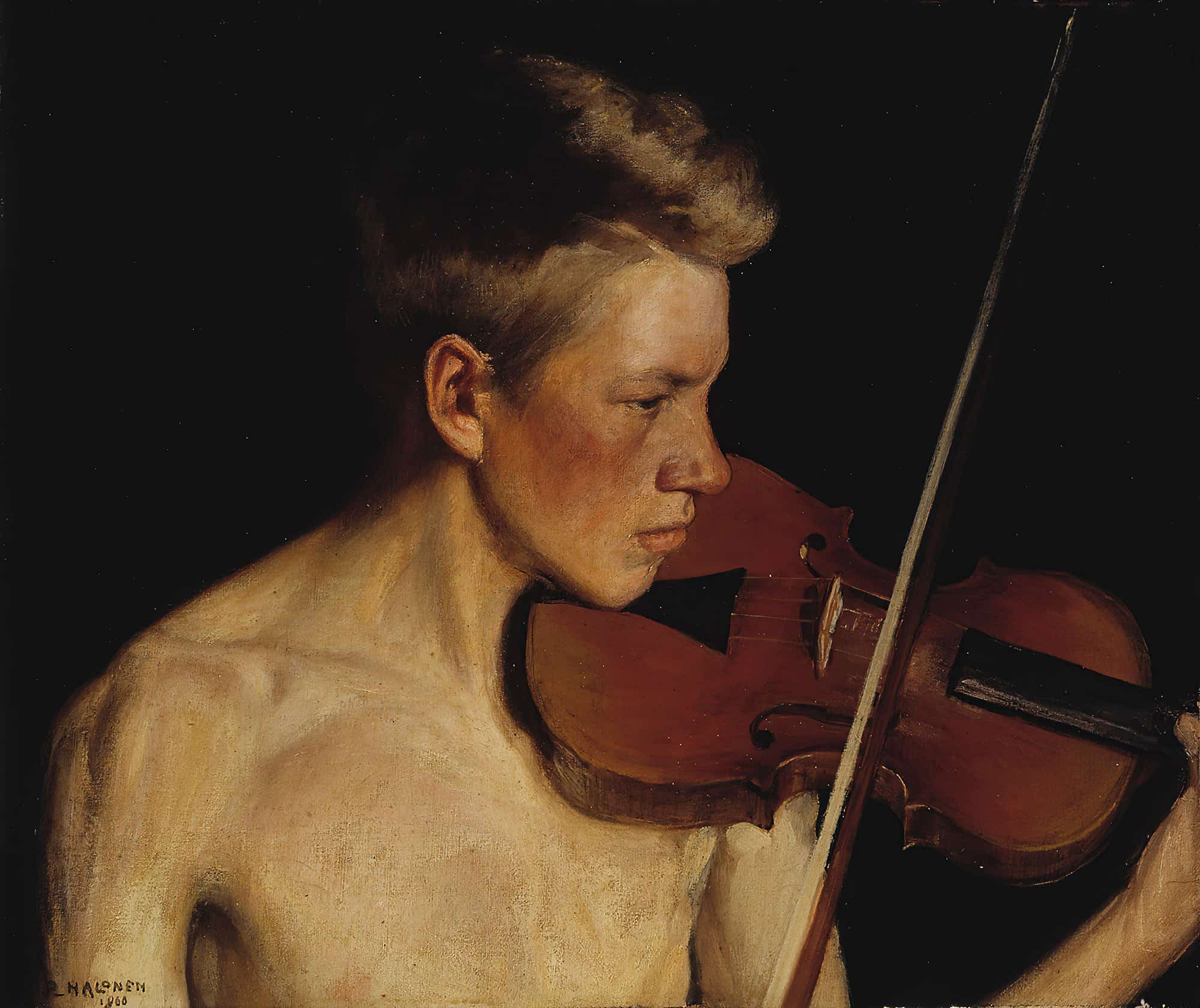 The Violinist by Pekka Halonen