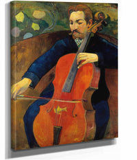 The Violoncellist Schneklud by Paul Gauguin