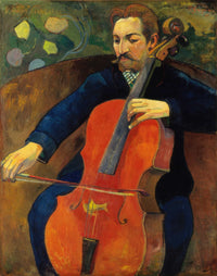 The Violoncellist Schneklud by Paul Gauguin