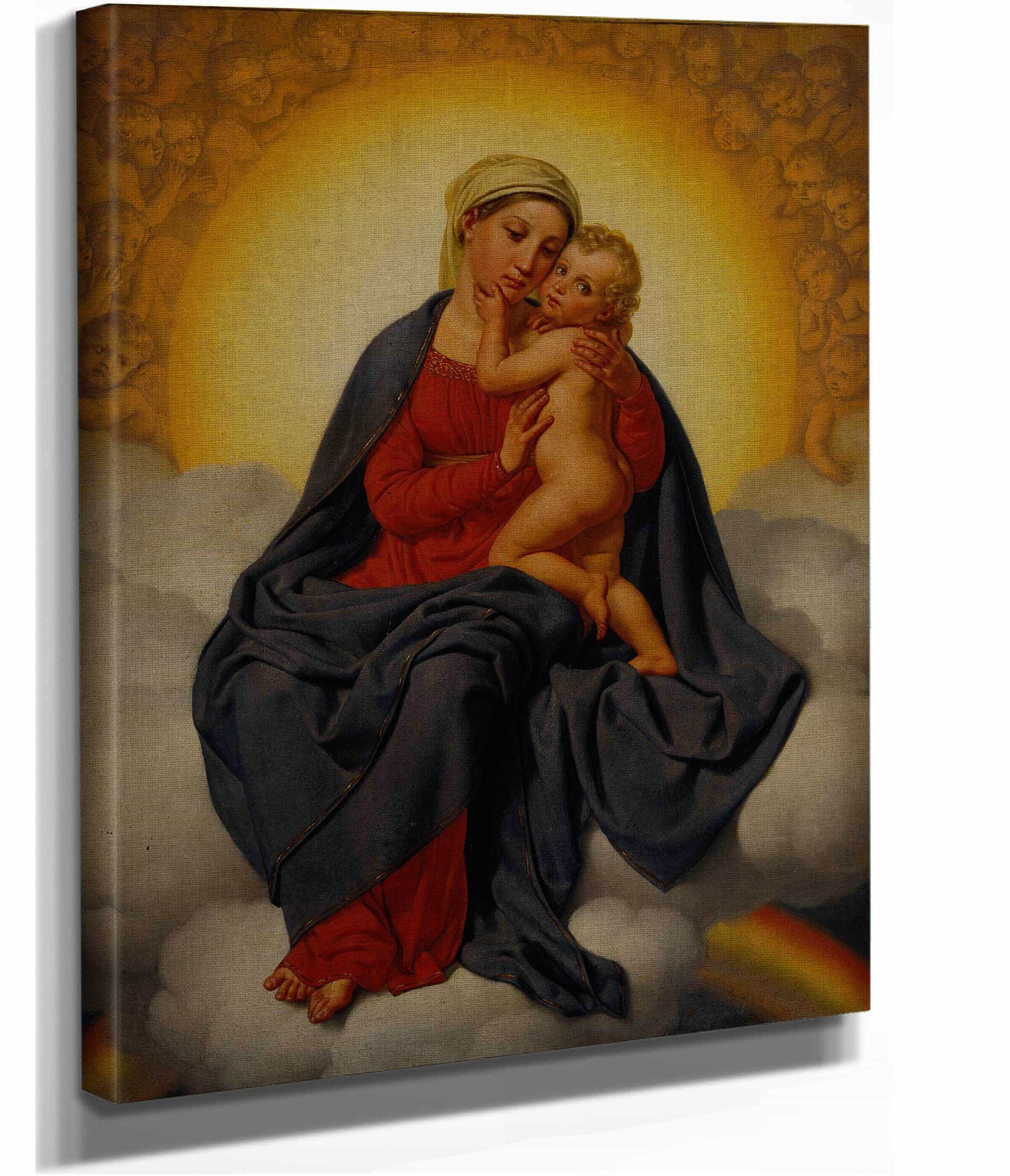 The Virgin And Child by Christoffer Wilhelm Eckersberg