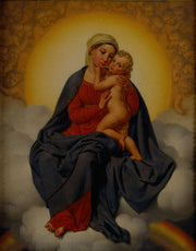 The Virgin And Child by Christoffer Wilhelm Eckersberg