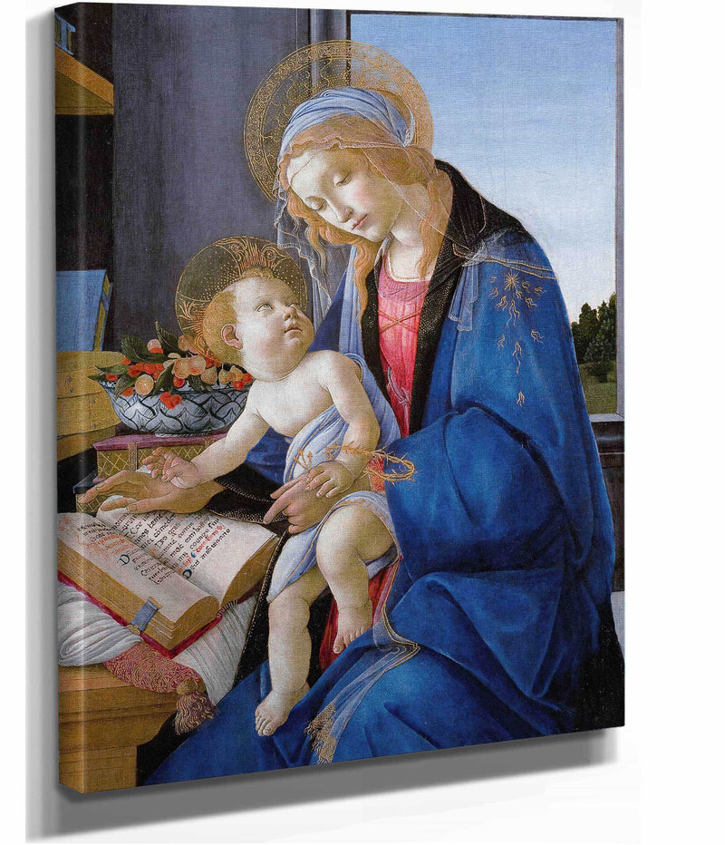 The Virgin And Child The Madonna Of The Book by Sandro Botticelli
