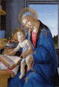 The Virgin And Child The Madonna Of The Book by Sandro Botticelli