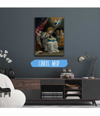 The Virgin Sewing Accompanied By Four Angels Known As La Couseuse by Guido Reni