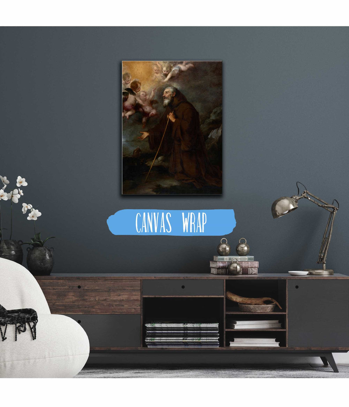 The Vision Of Saint Francis Of Paola by Bartolome Esteban Murillo