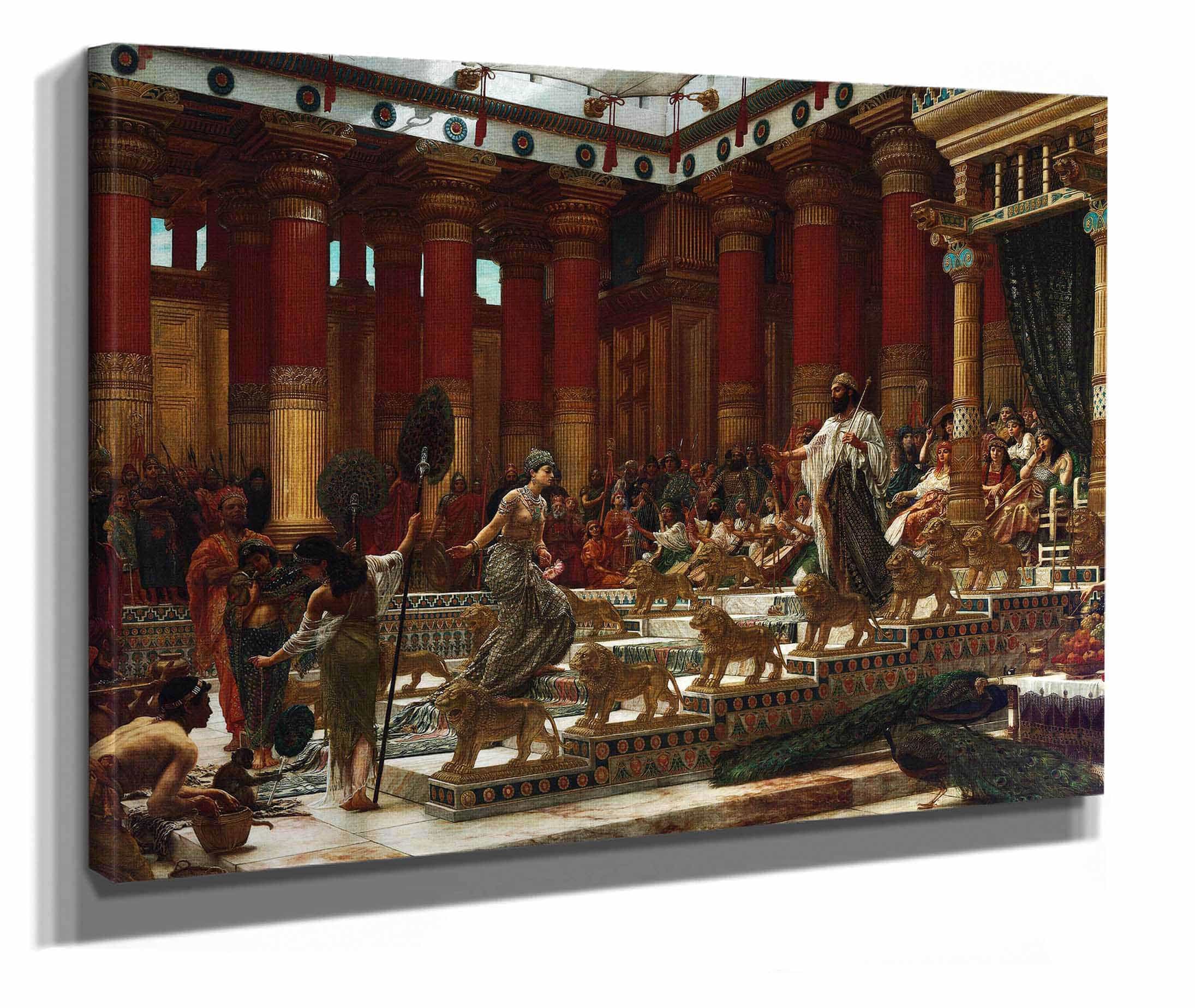 The Visit Of The Queen Of Sheba To King Solomon by Edward John Poynter
