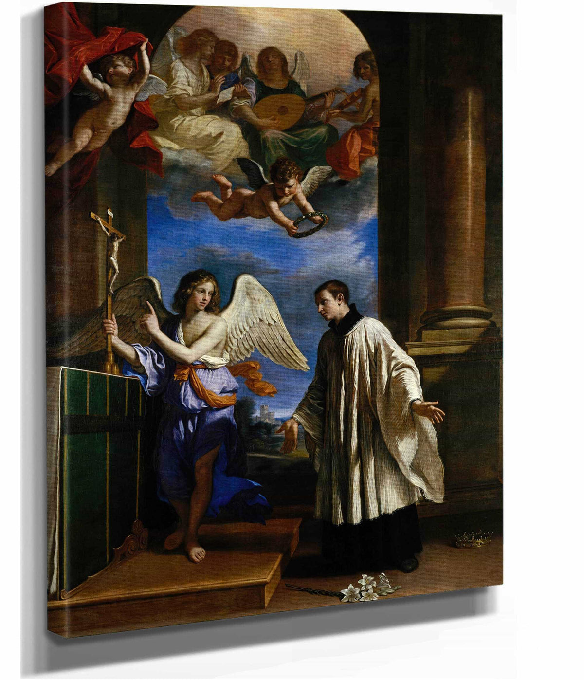 The Vocation Of Saint Aloysius Luigi Gonzaga by Guercino