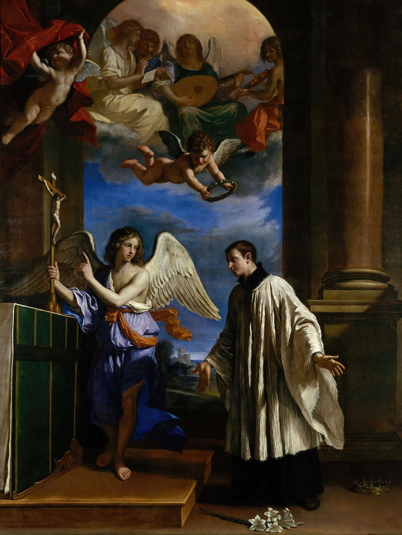 The Vocation Of Saint Aloysius Luigi Gonzaga by Guercino