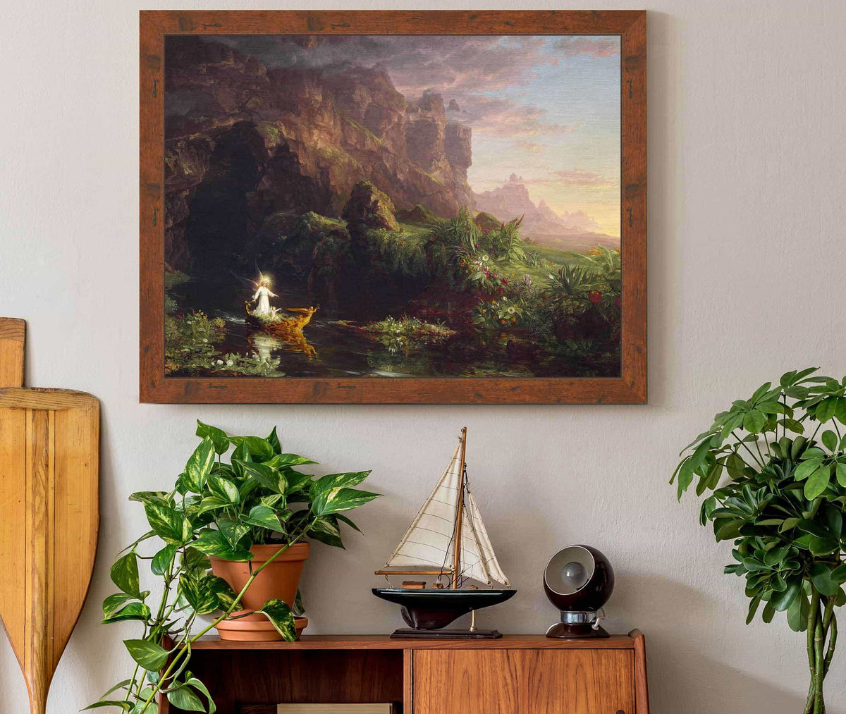The Voyage Of Life Childhood by Thomas Cole