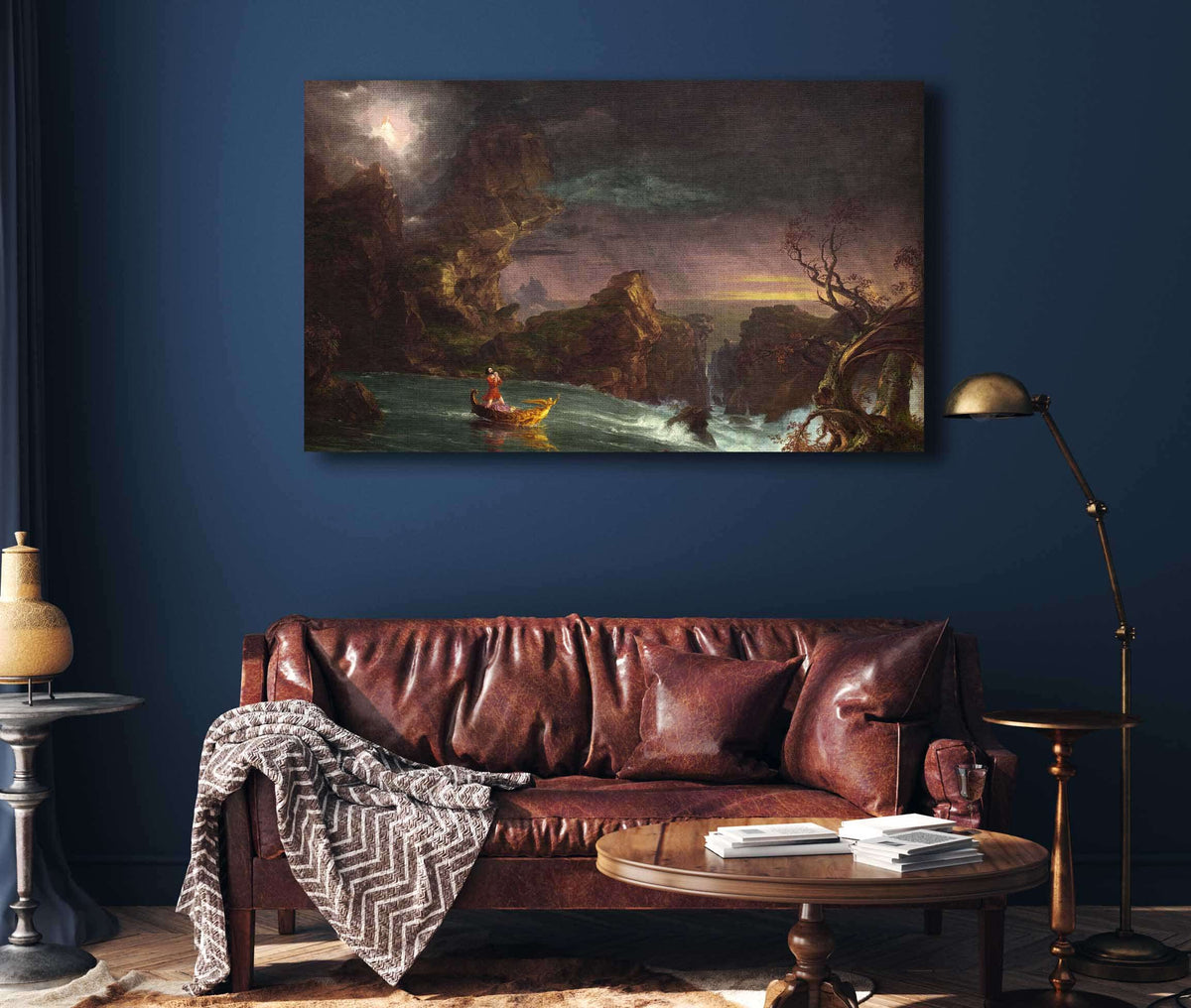 The Voyage Of Life Manhood by Thomas Cole