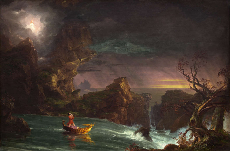 The Voyage Of Life Manhood by Thomas Cole