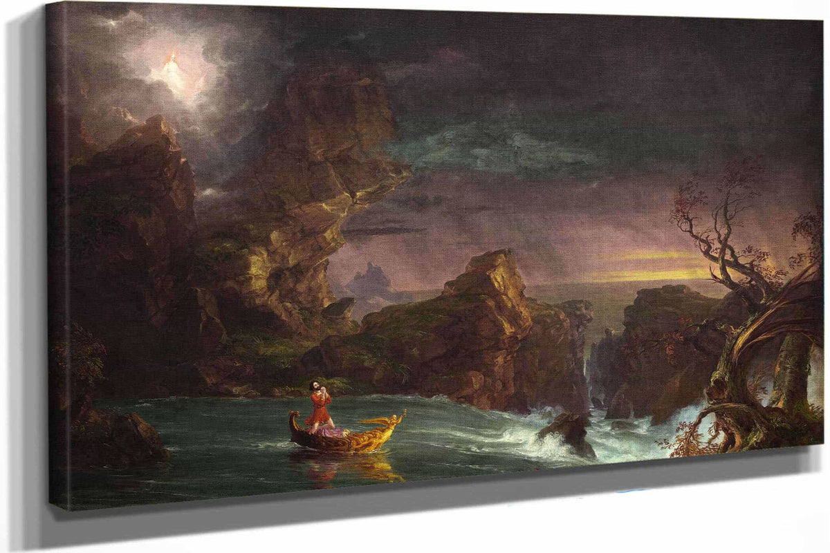 The Voyage Of Life Manhood by Thomas Cole