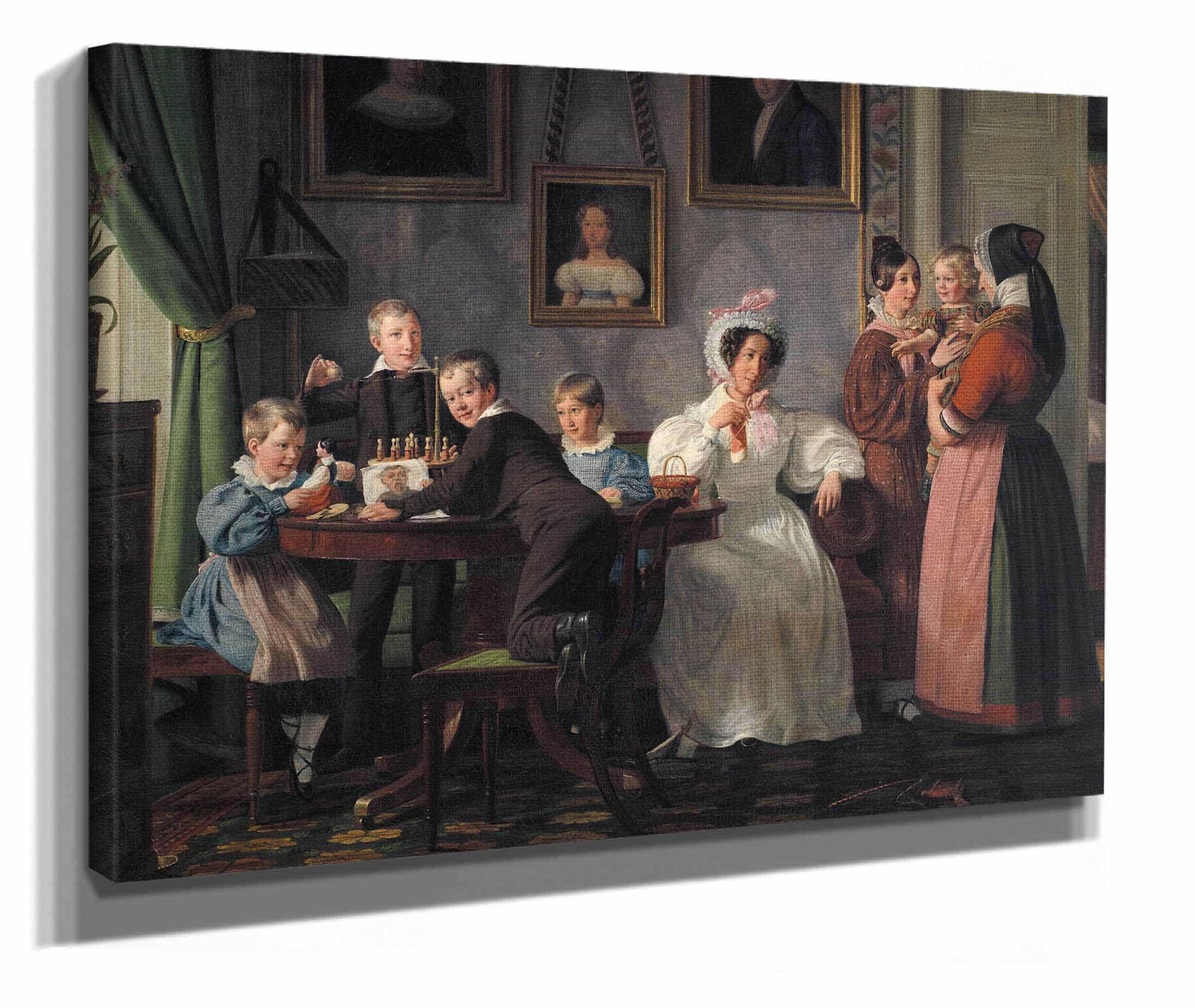 The Waagepetersen Family by Wilhelm Marstrand