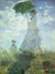 The Walk Lady With Parasol By Claude Monet