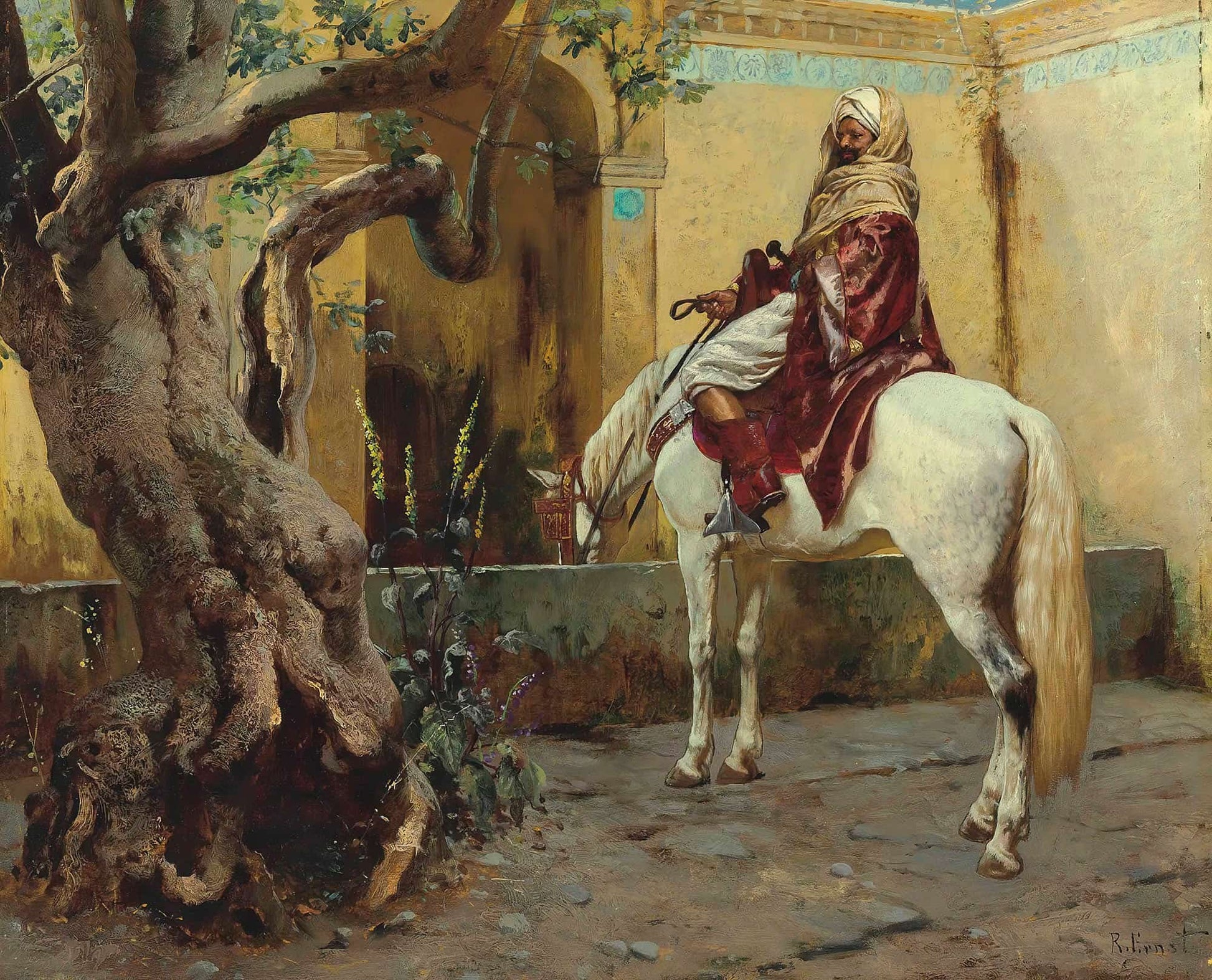 The Watering Hole by Rudolf Ernst