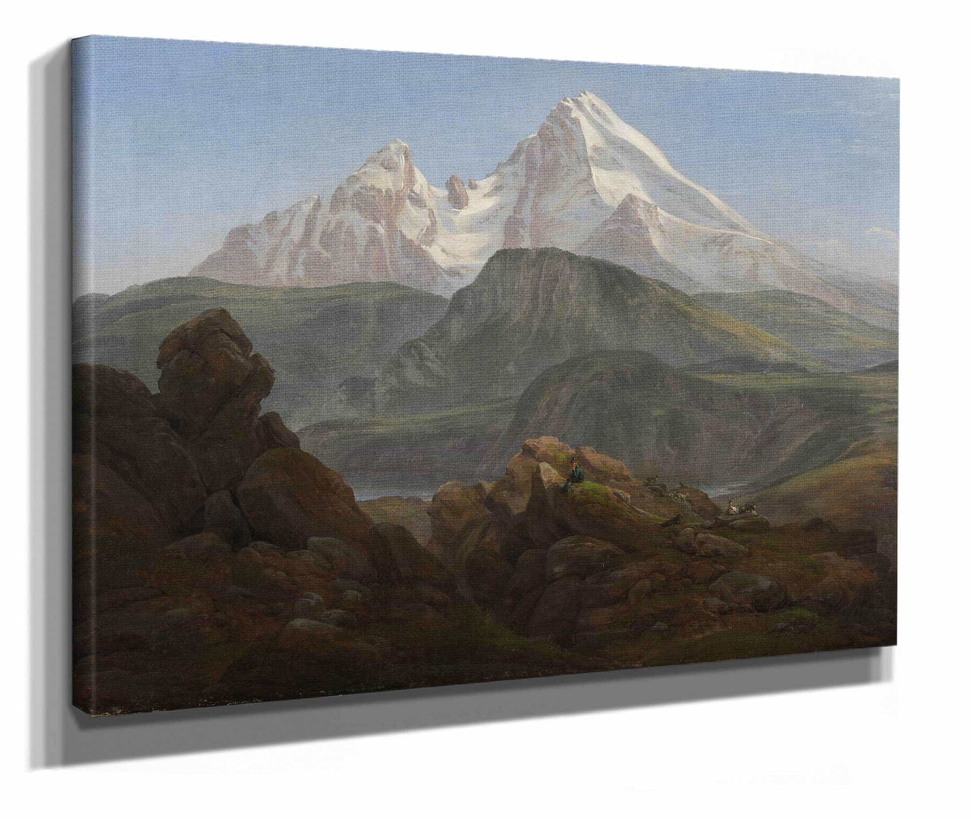 The Watzmann by Johan Christian Dahl