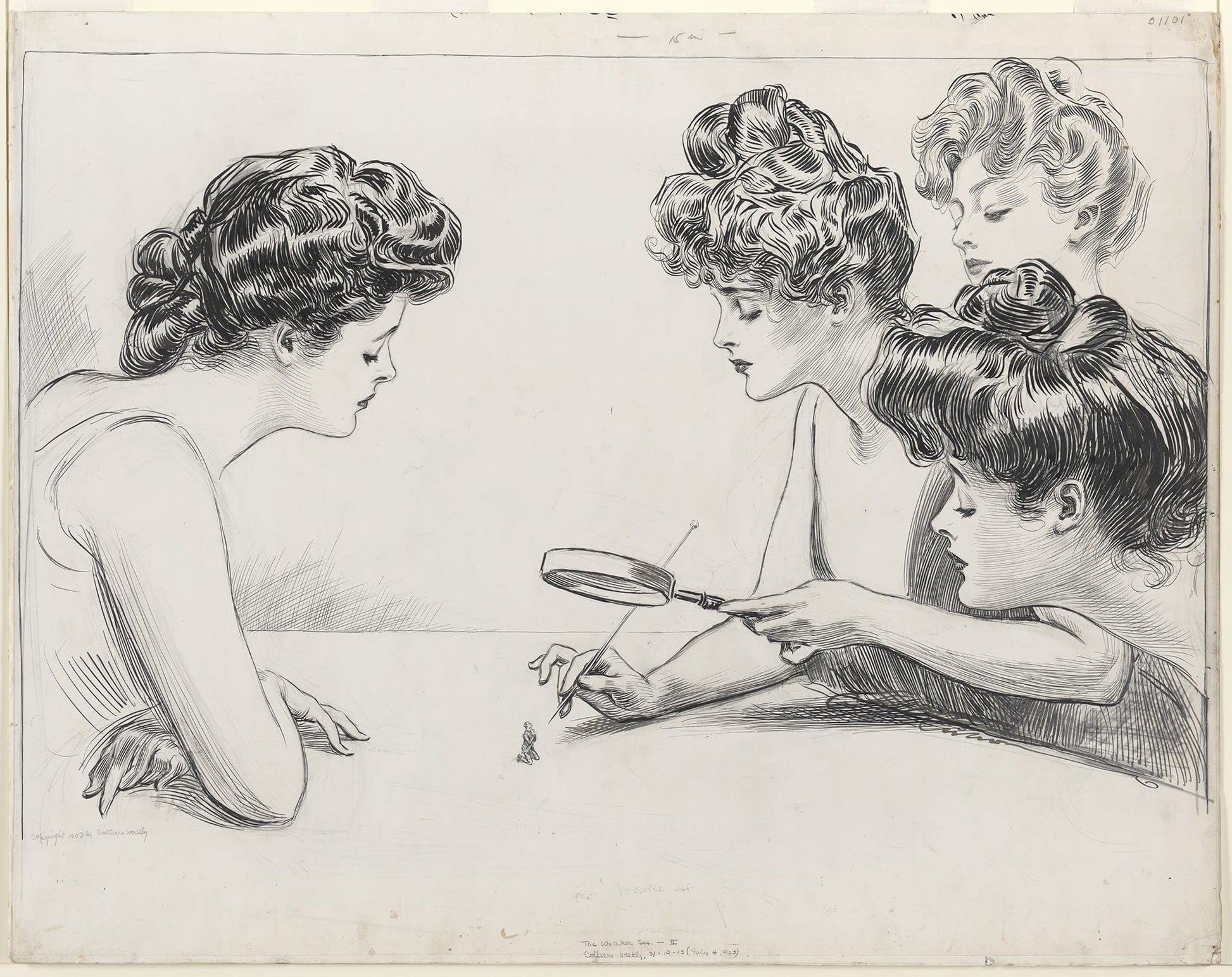The Weaker Sex Ii by Charles Dana Gibson