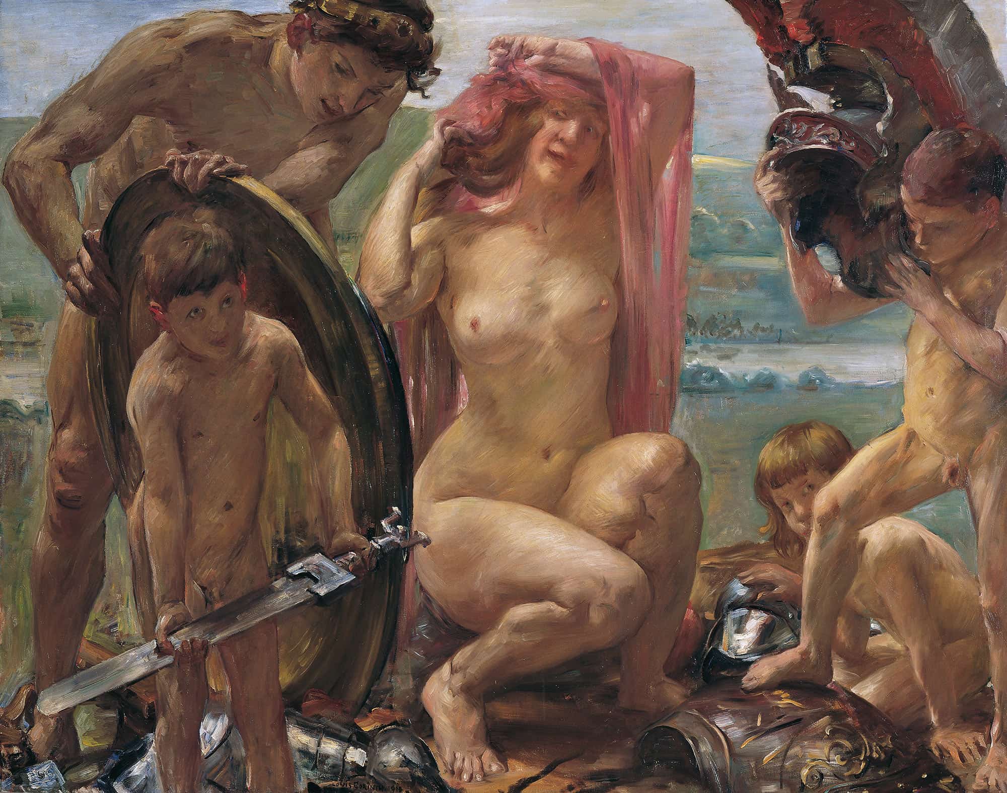 The Weapons Of Mars by Lovis Corinth