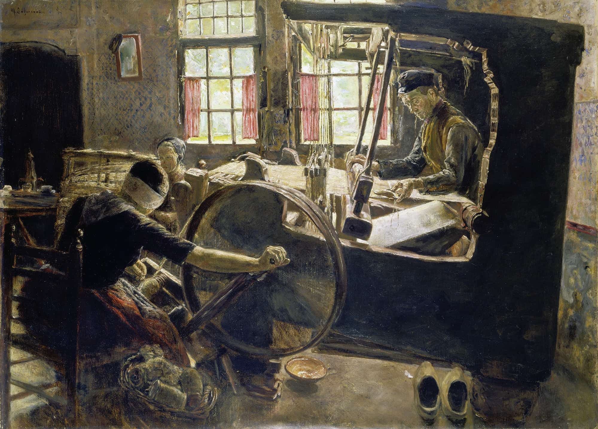 The Weaver by Max Liebermann