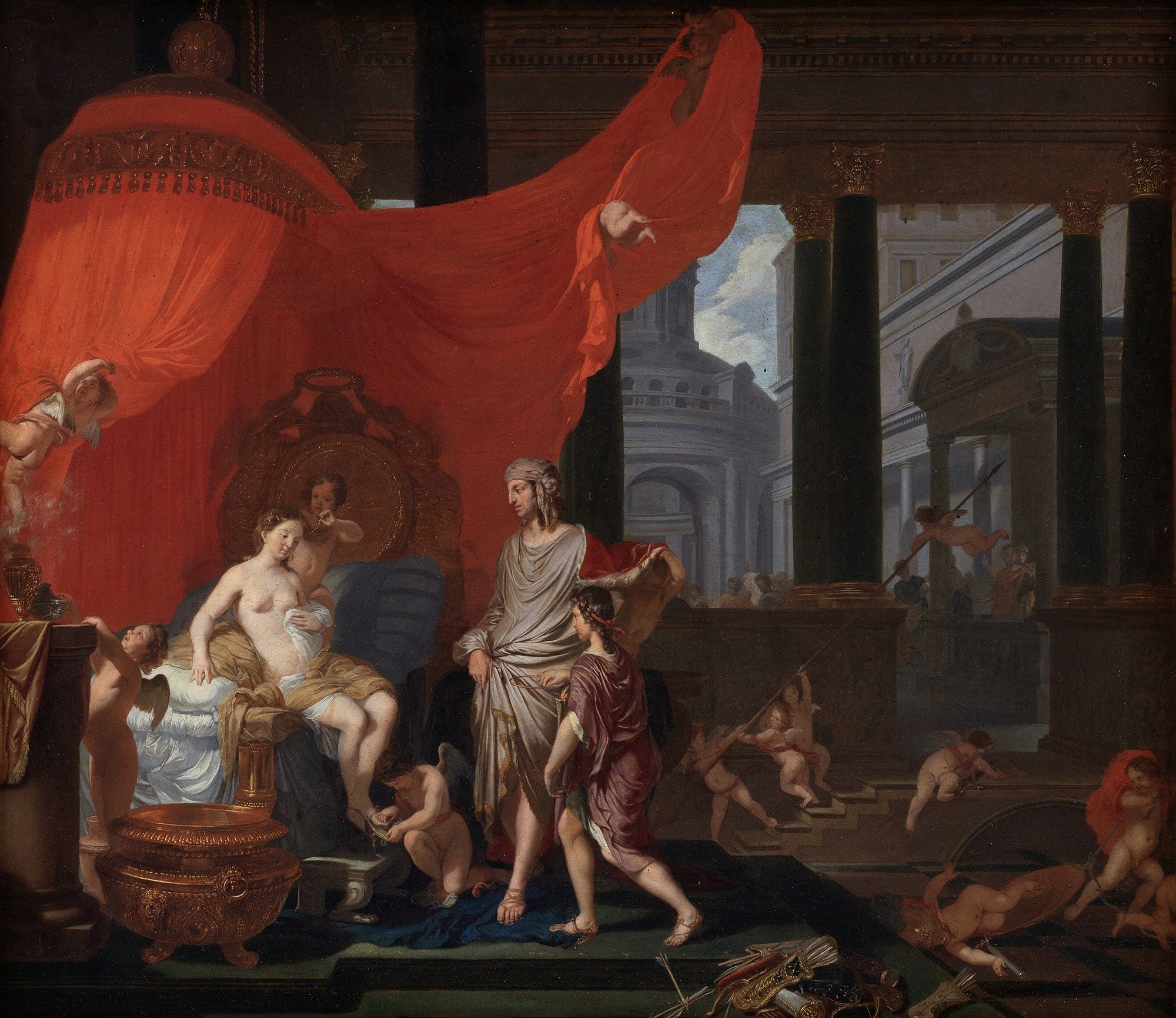 The Wedding Of Alexander And Roxana by Gerard De Lairesse