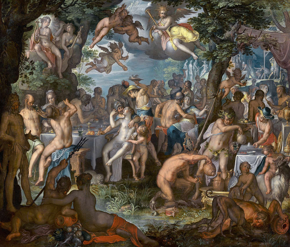 The Wedding Of Peleus And Thetis by Joachim Wtewael