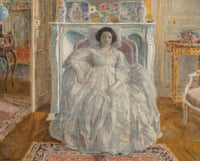The White Gown by Frederick Carl Frieseke