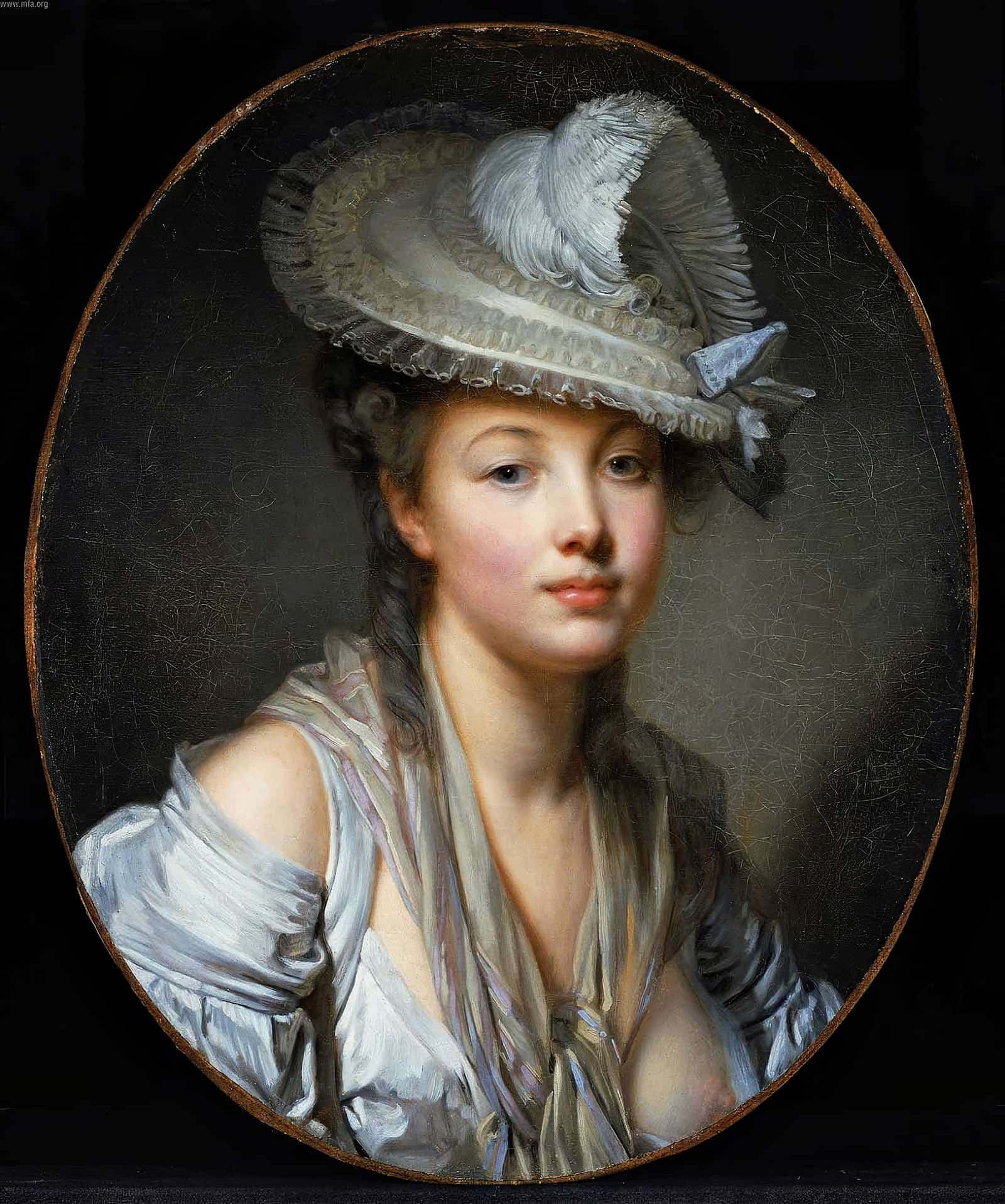 The White Hat by Jean Baptiste Greuze
