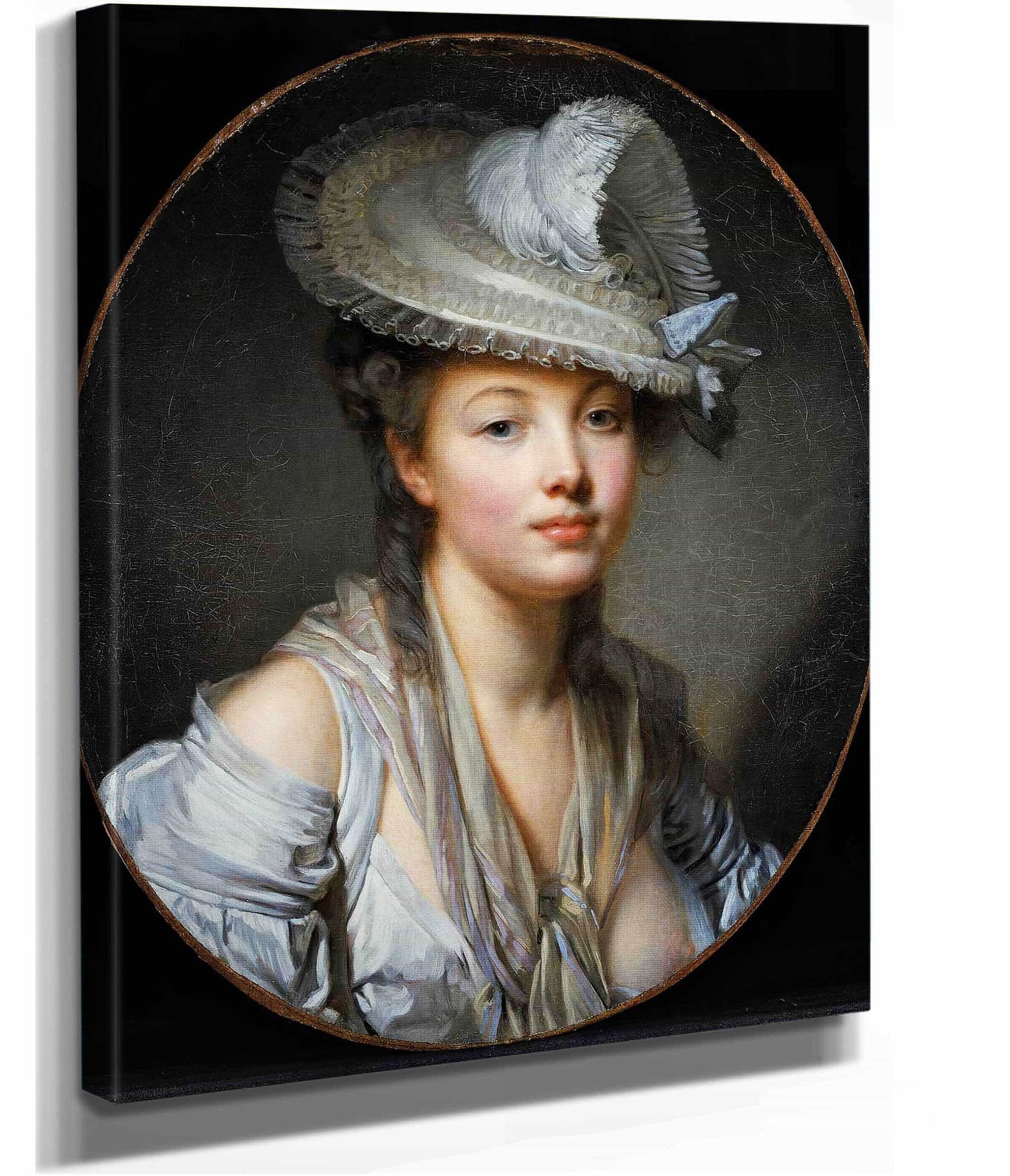 The White Hat by Jean Baptiste Greuze