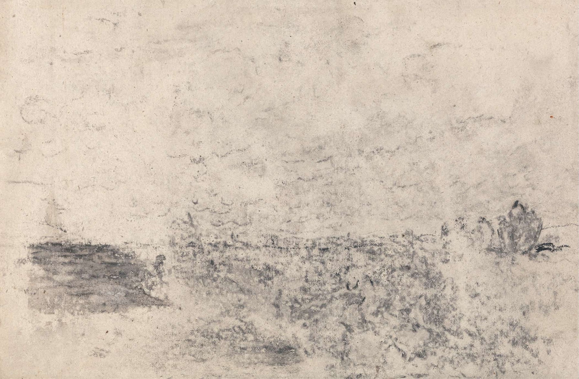 The Wind On The Heath Between And by David Cox