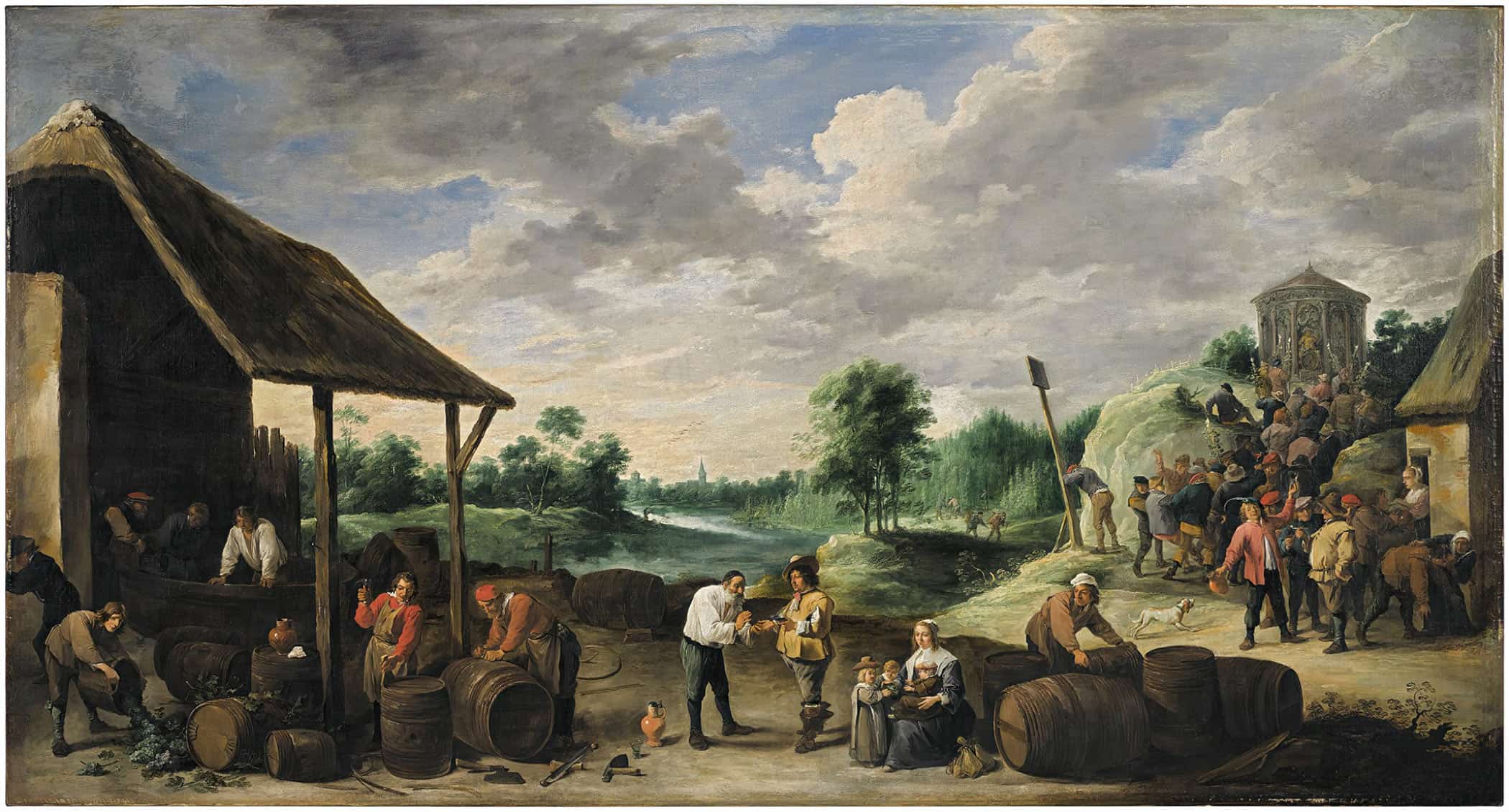The Wine Harvest by David Teniers The Younger