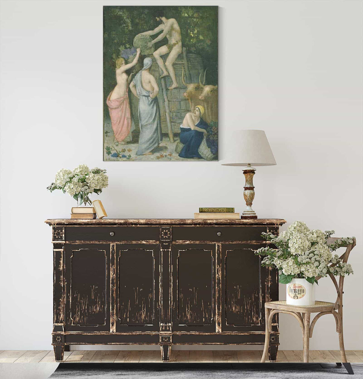 The Wine Press by Pierre Puvis De Chavannes