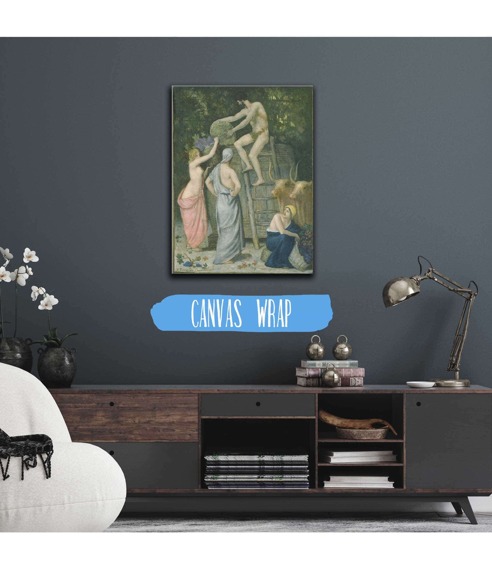 The Wine Press by Pierre Puvis De Chavannes