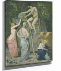 The Wine Press by Pierre Puvis De Chavannes