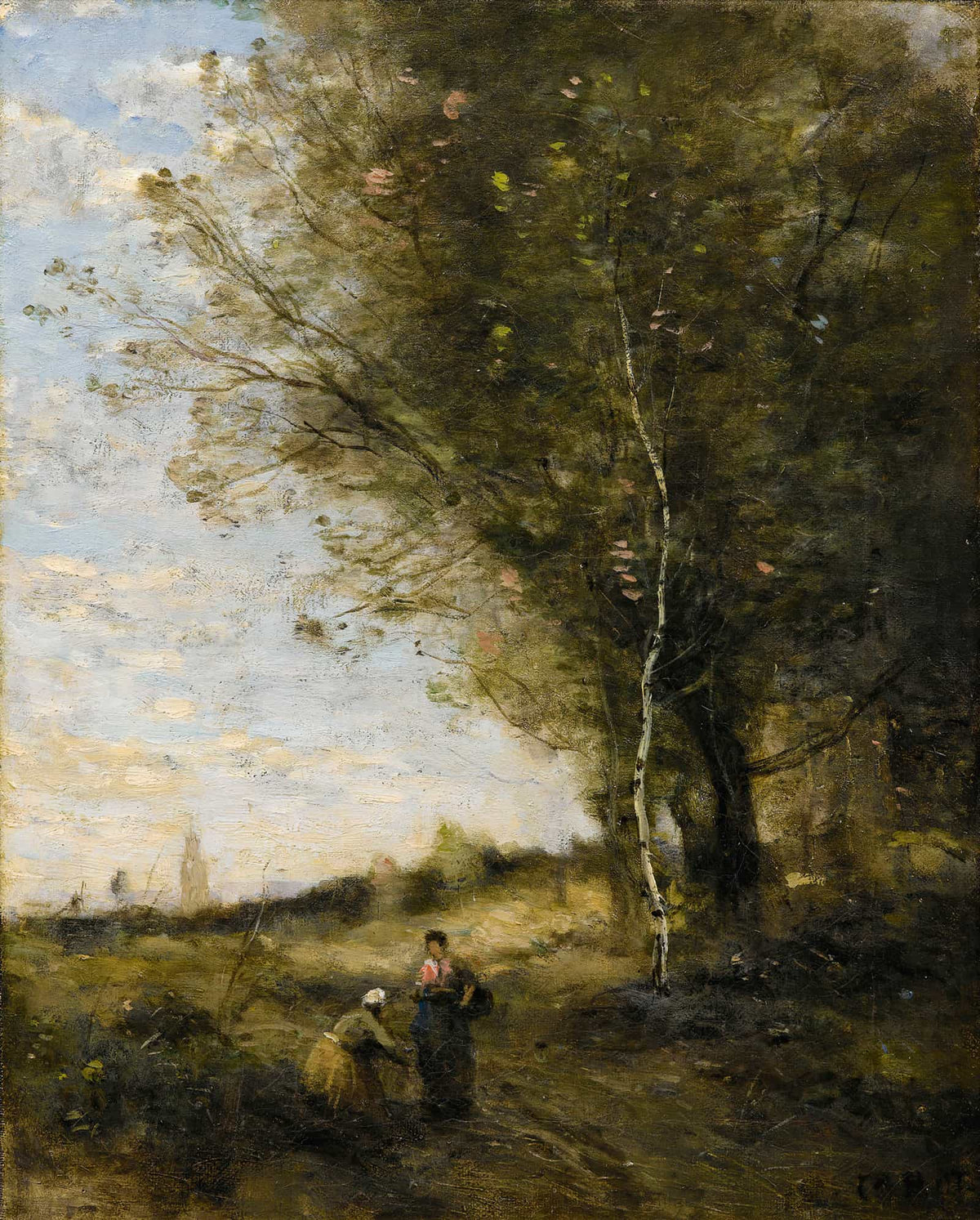The Wood Collectors by Jean Baptiste Camille Corot