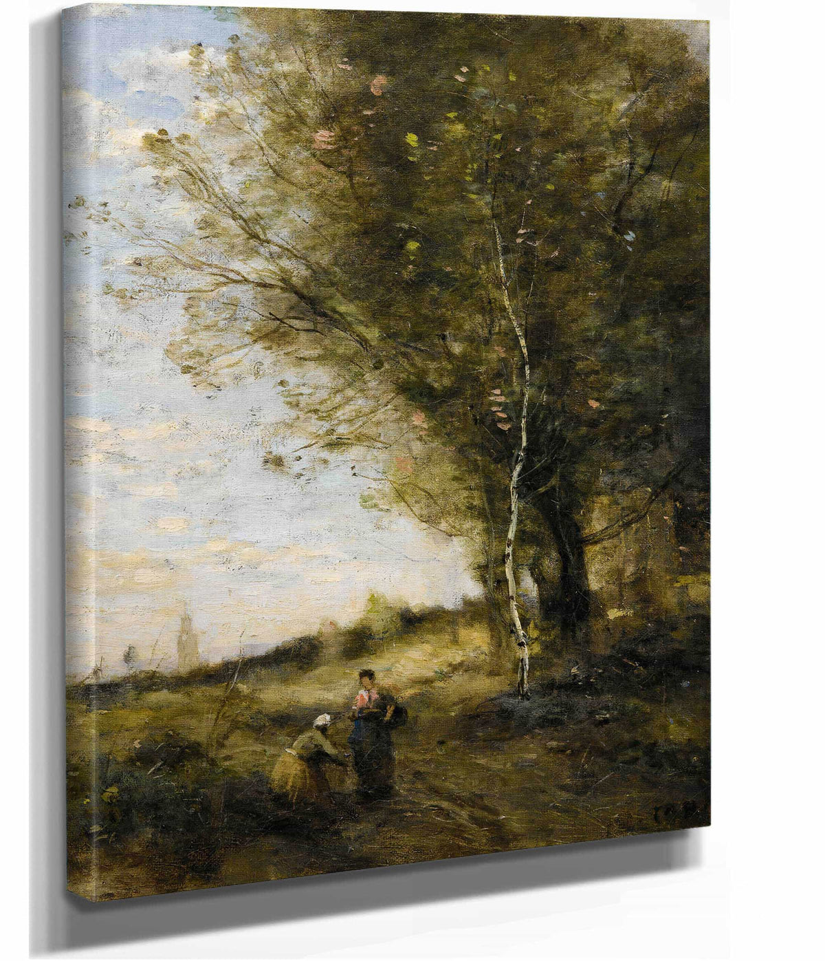 The Wood Collectors by Jean Baptiste Camille Corot