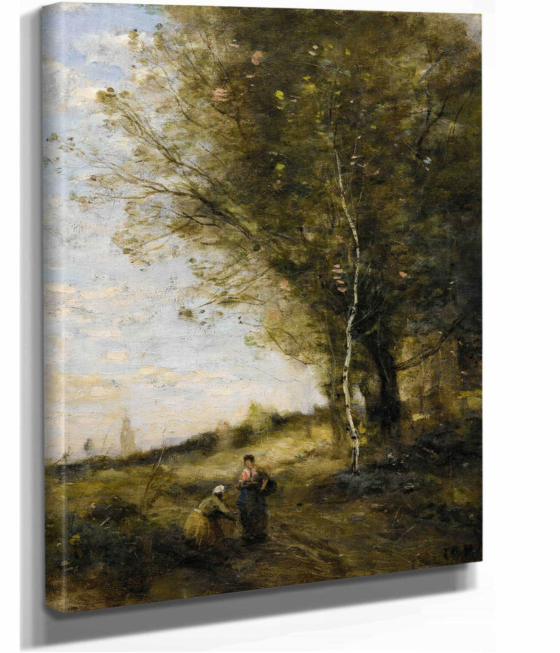 The Wood Collectors by Jean Baptiste Camille Corot