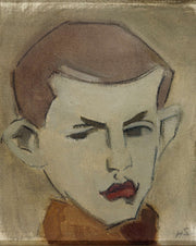 The Woodcutter Head Study by Helene Schjerfbeck