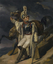 The Wounded Cuirassier Study Le Cuirassier Blesse Quittant Le Feu Esquisse by Theodore Gericault