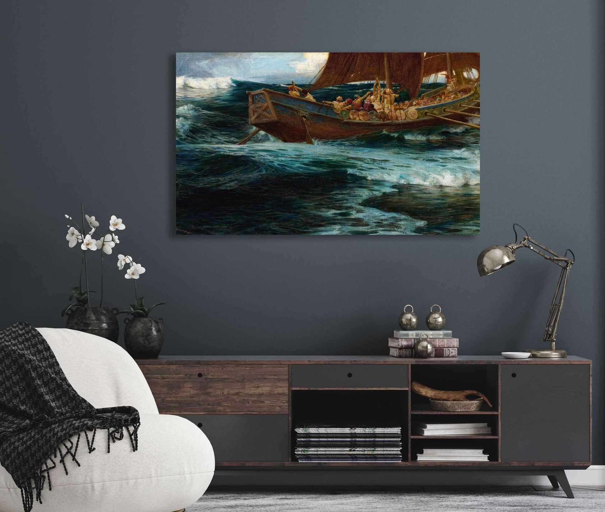 The Wrath Of The Sea God by Herbert James Draper