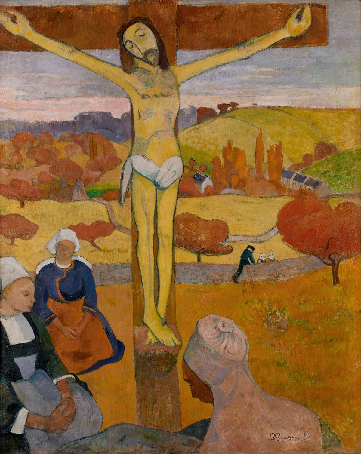 The Yellow Christ by Paul Gauguin