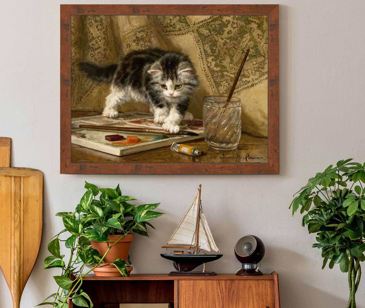 The Young Artist by Henriette Ronner Knip