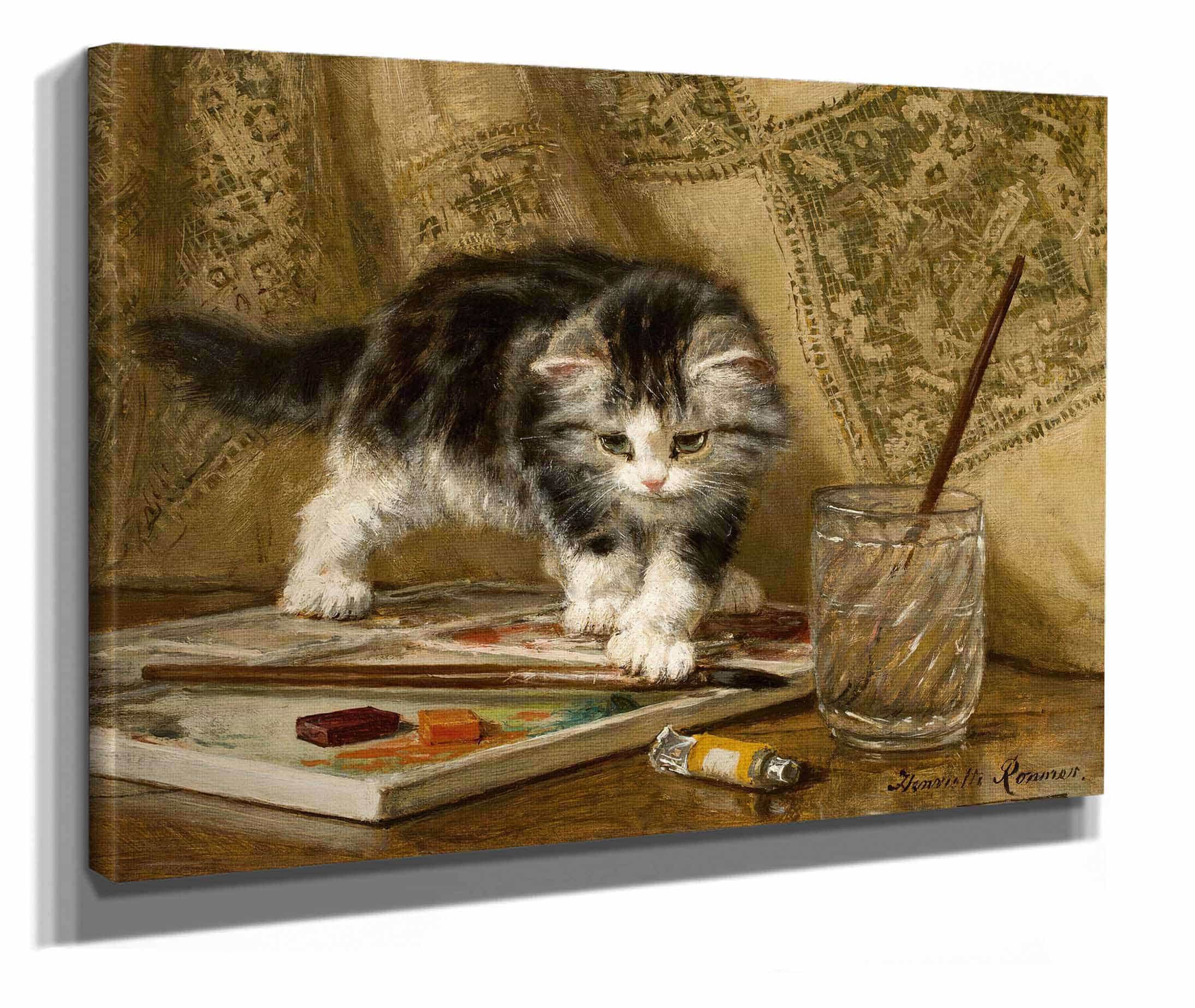 The Young Artist by Henriette Ronner Knip