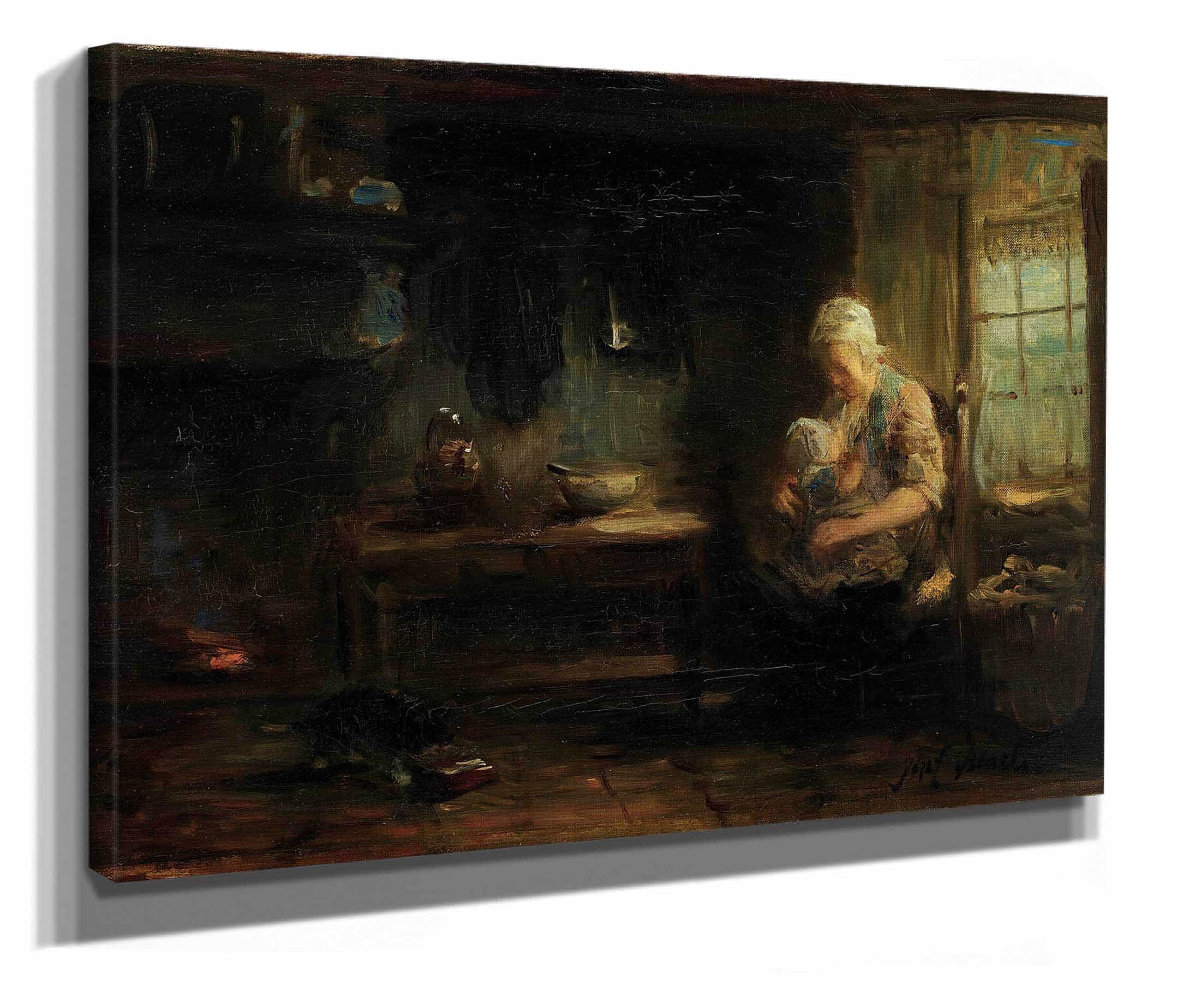 The Young Mother by Jozef Israels
