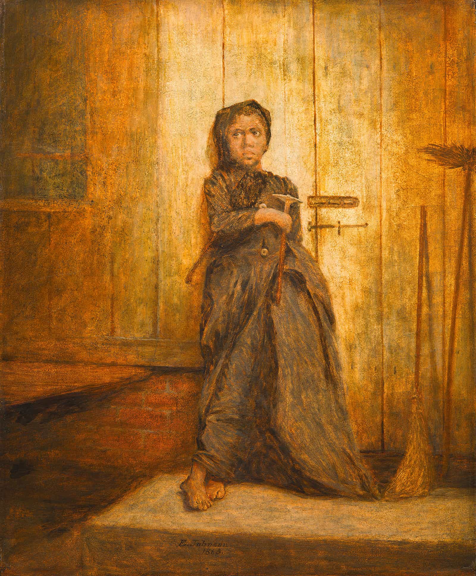 The Young Sweep by Eastman Johnson