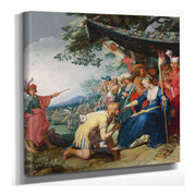 Theagenes Receiving The Palm Of Honour From Chariclea by Abraham Bloemaert