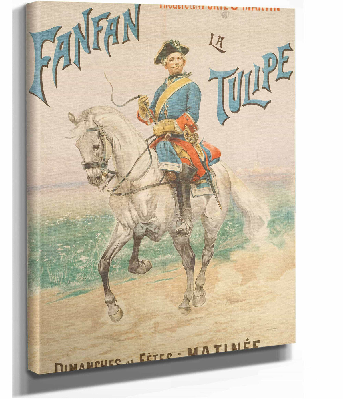 Theatre De La Porte St Martin Fanfan La Tulipe by Jean Baptiste Edouard Detaille