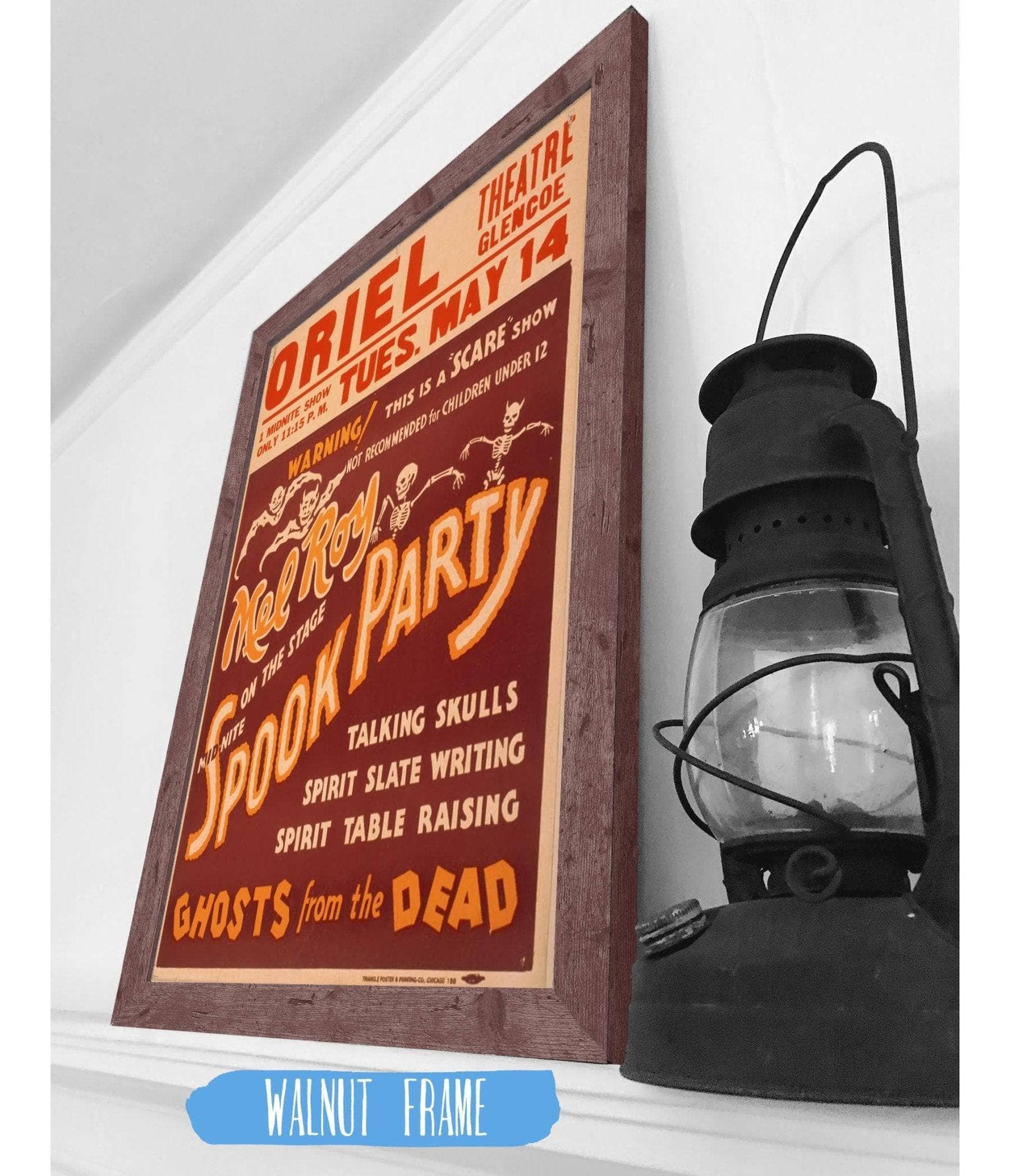 Theatre Vaudeville Spook Party Horror Ghost Stage USA